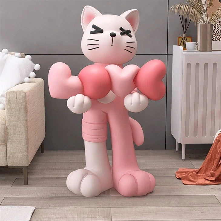 LOVE Cool Cat Statue